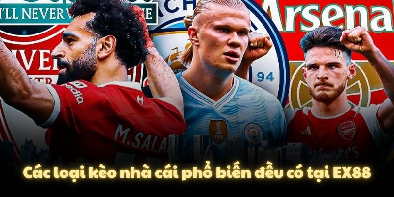 Các loại kèo nhà cái phổ biến đều có tại EX88